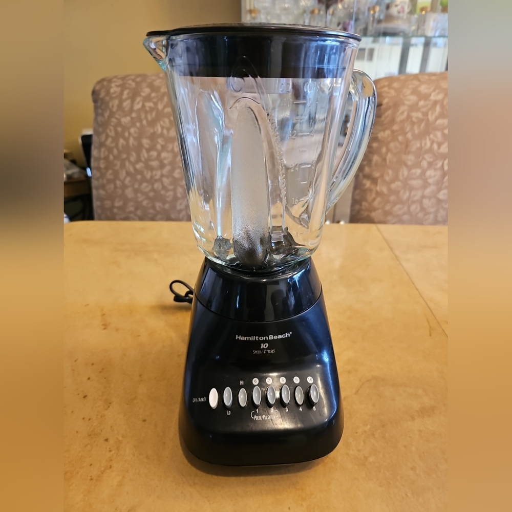 Blender Hamilton Beach 50242NC Blender Mixer 5 cups Glass Jar Black‎